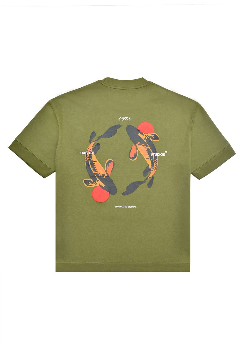 Irasuto Studios - KOI T-SHIRT Green