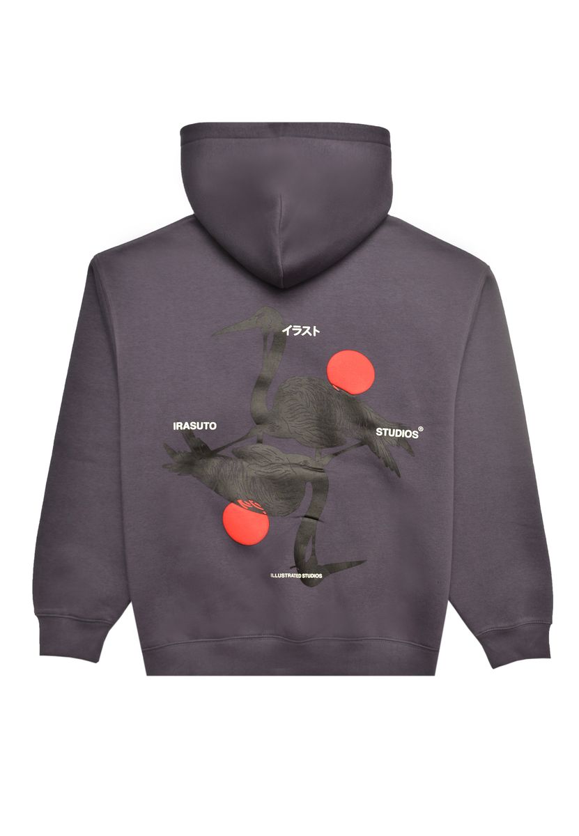 Irasuto Studios -CRANE HOODIE Blue