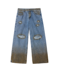 AZVA - STUDDED RUST DENIM Jeans