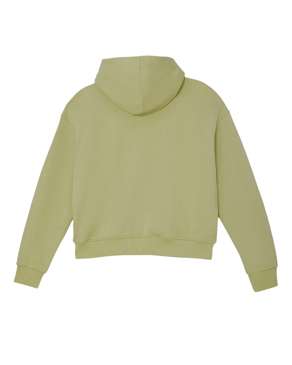 AZVA - CRYSTAL CACTUS ZIP HOODIE - SAGE