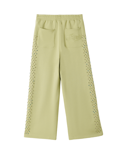 AZVA - CRYSTAL CACTUS Sweat Pants - SAGE