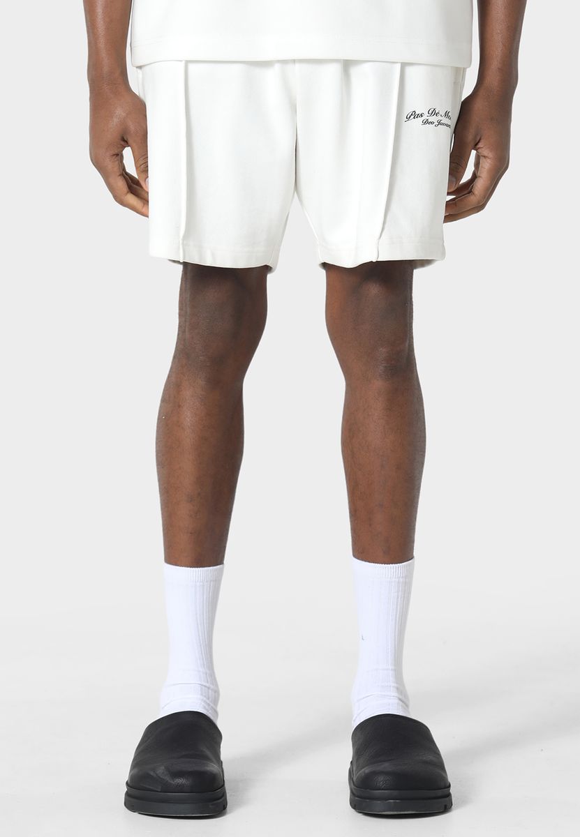 Pas De Monaco -Ecrit Shorts White