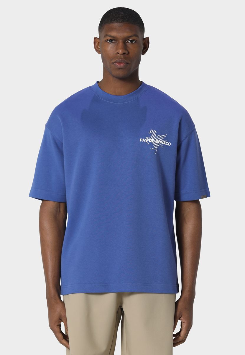 Pas De Monaco -Pegasus t-shirt Blue