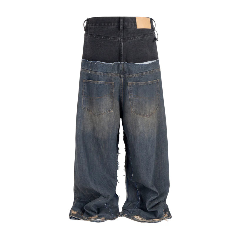 Undevoloped Jeans - WIDEBOY MIDNIGHT DOUBLE DENIM