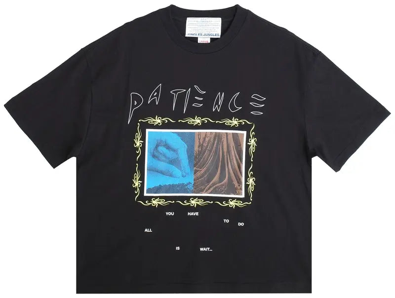 Jungle Jungle - Patience T-shirt Black