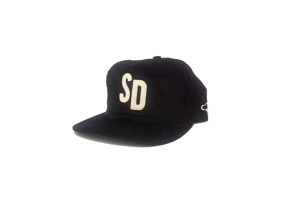 SD CITY SERIES Black Corduroy - Snapback