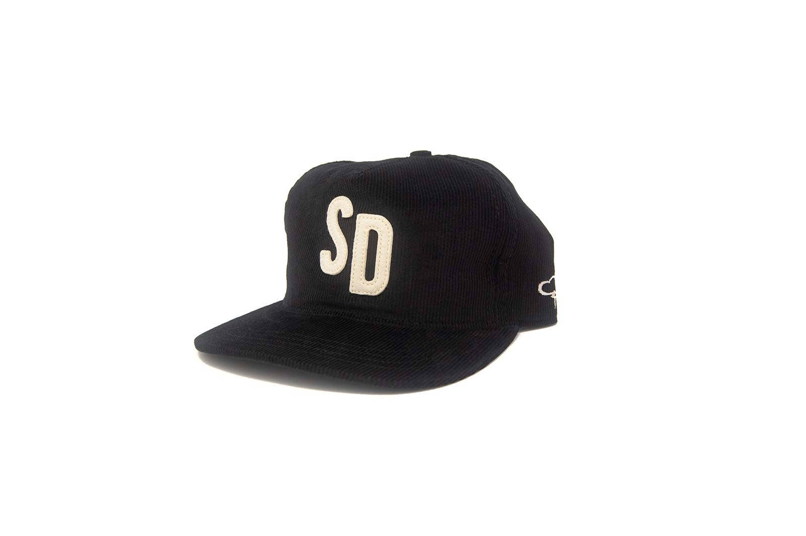 SD CITY SERIES Black Corduroy - Snapback