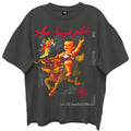 STONE TEMPLE PILOTS PURPLE ALBUM COVER LIMO BLACK ENZYME WASH T-SHIRT/GIANT VINTAGE