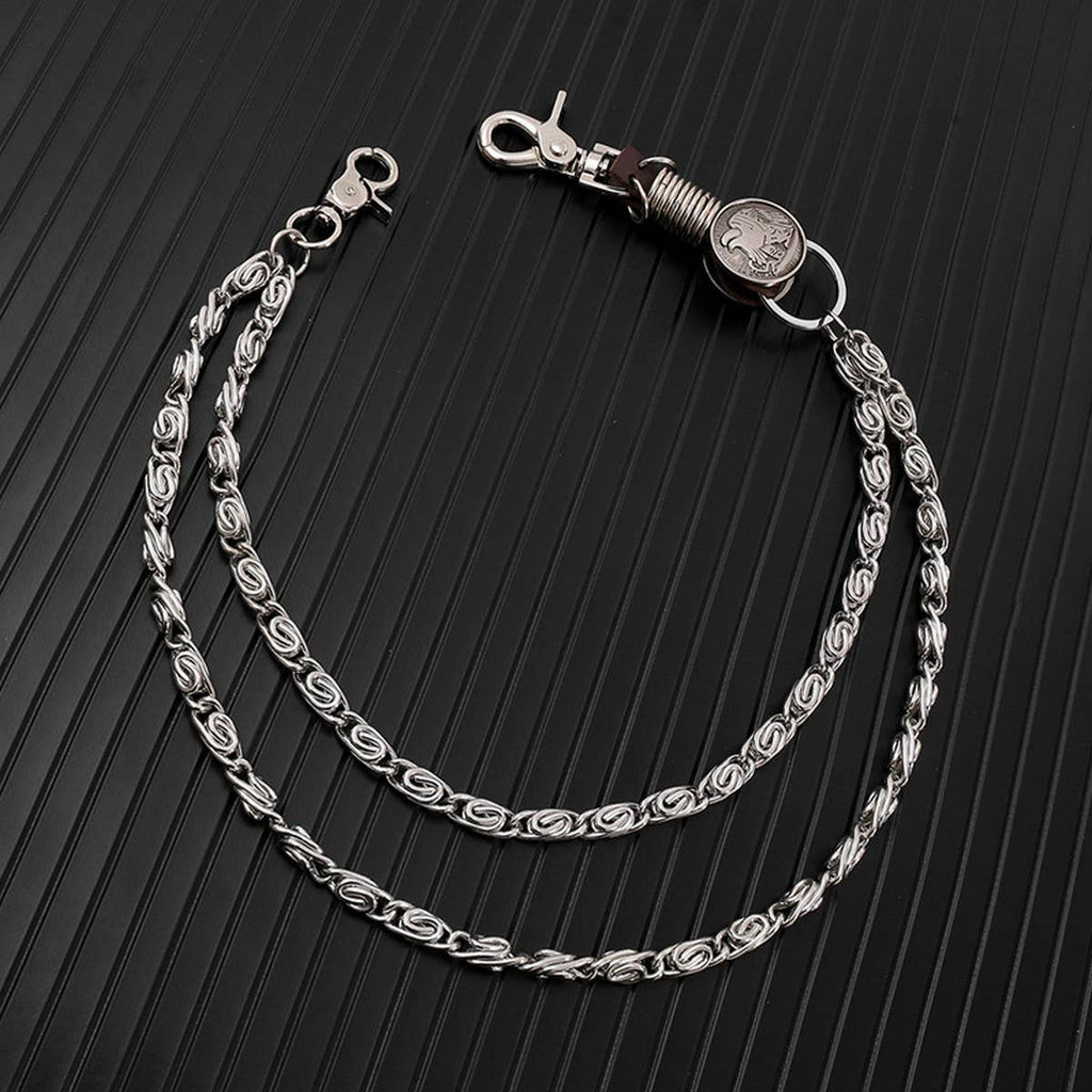 FASHIONABLE SMALL MULTI-LAYERED CHAIN JEANS CHAIN_CWMM4835