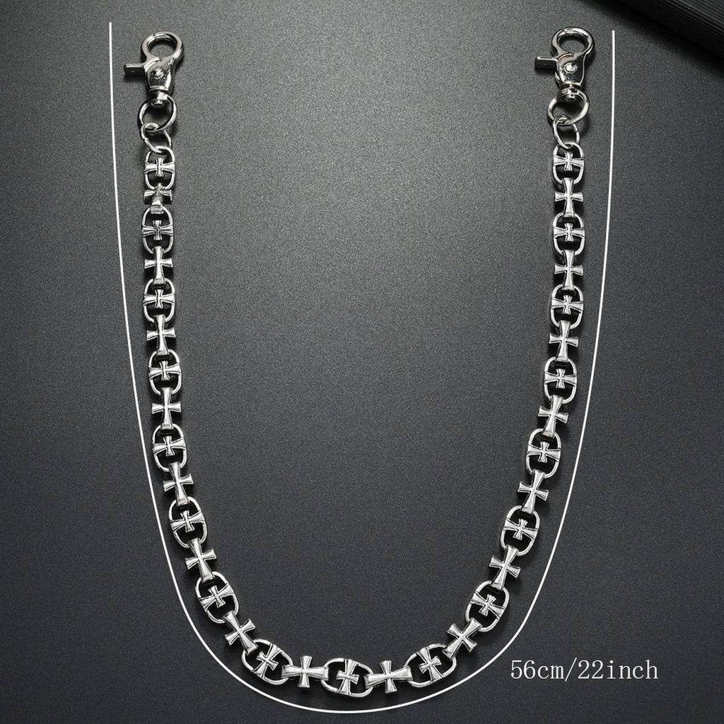 FASHION PERSONALITY CROSS YOUTH JEANS CHAIN_CWMM4875