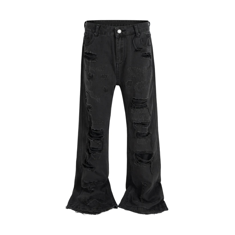 Undevoloped Jeans - DARK DESTROYED DENIM