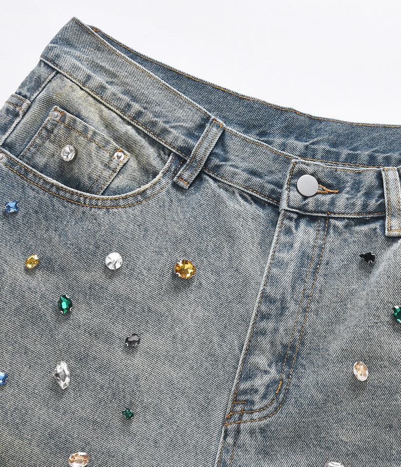 Undevoloped Jeans - AZUL COLORED GEMSTONE DENIM