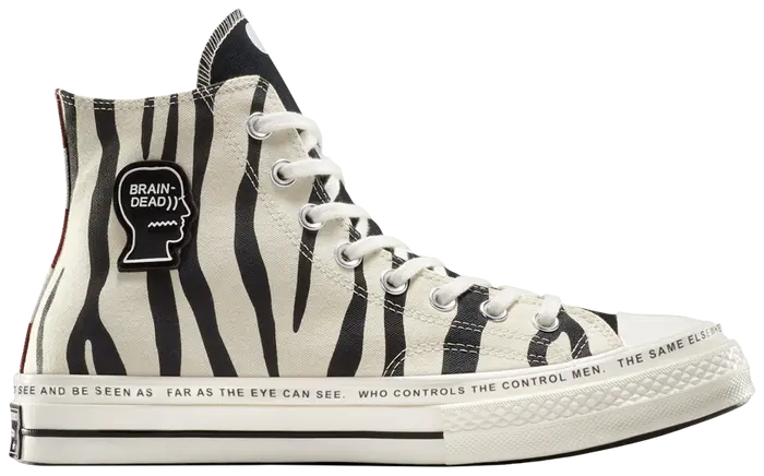 Converse Brain Dead x Chuck 70 High 'Mismatched Prints'
