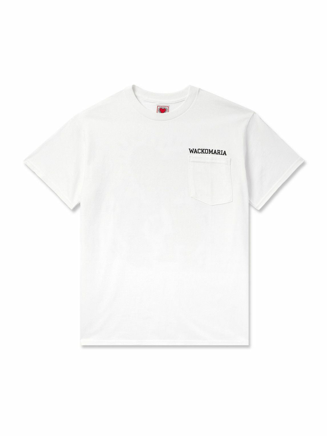 Wacko Maria - Keith Haring Printed Cotton-Jersey T-Shirt - White