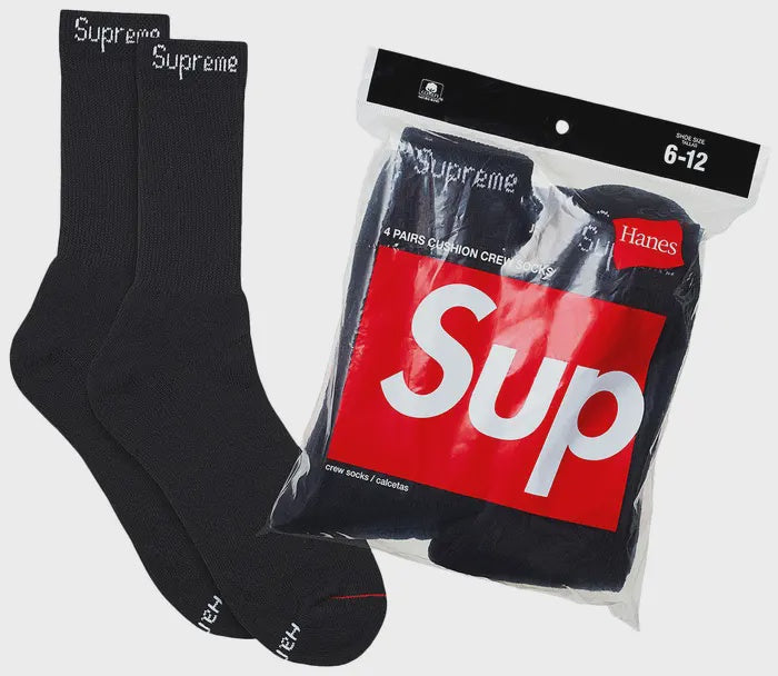 Supreme Socks  Black