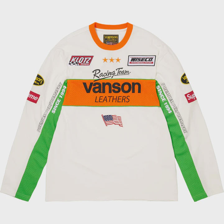 Supreme®/Vanson Leathers® L/S Top WHITE
