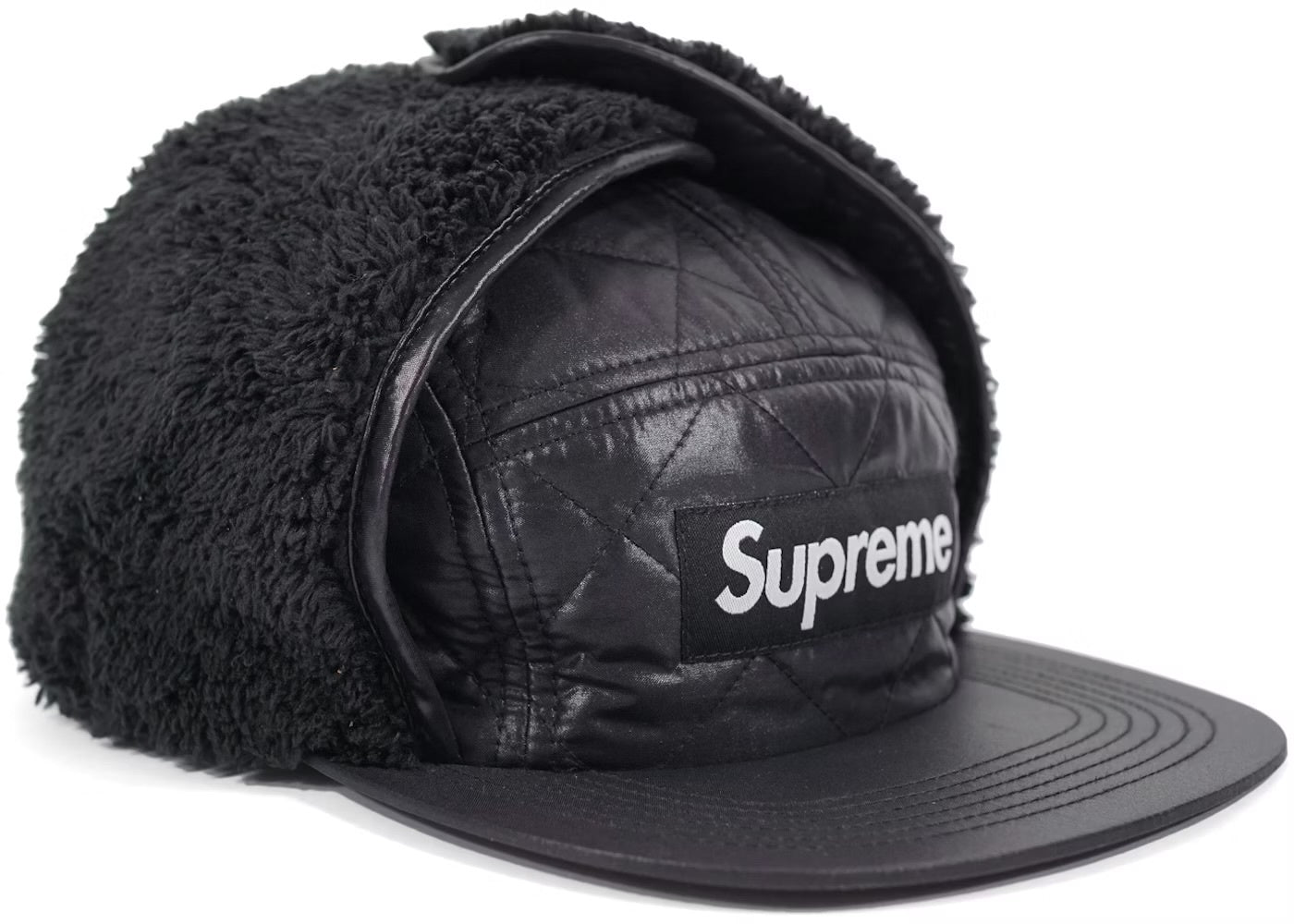 Supreme Quilted Earflap Camp Cap