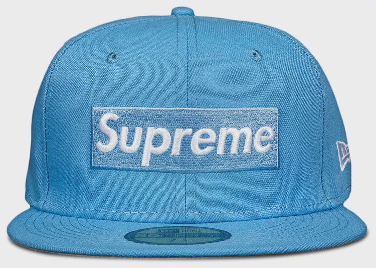 Supreme x New Era Champions Box Logo Hat 'Bright Blue'7 1/8