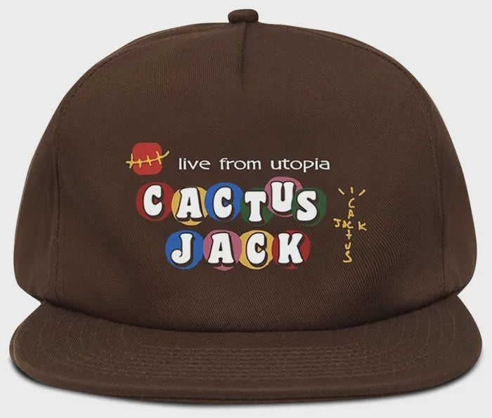 Cactus Jack by Travis Scott x McDonald's Live From Utopia Hat 'Brown