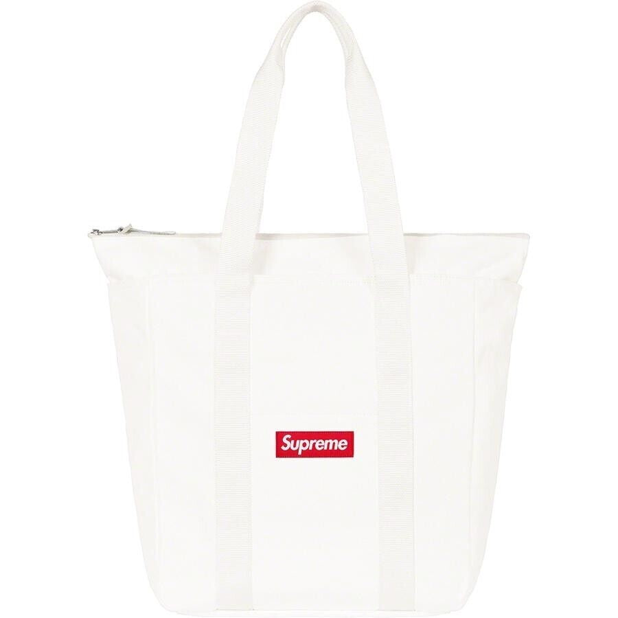 Supreme Canvas Tote - White