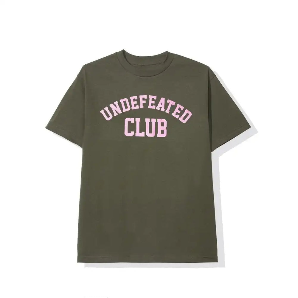ANTISOCIAL CLUB UNDEFEATED 'OLIVE/PINK' TEE