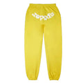 Sp5der Logo Print Sweatpants 'Yellow'