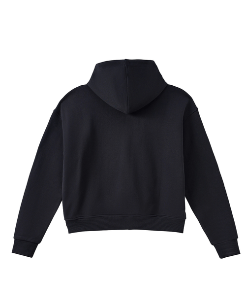 AZVA - CRYSTAL CACTUS ZIP HOODIE - Black