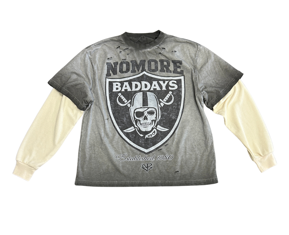 NMBD - Raiders T-shirt L/S Vintage Black