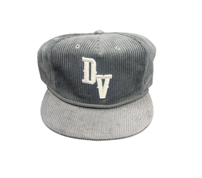 District Vault "DV" Corduroy  Hat "Grey"