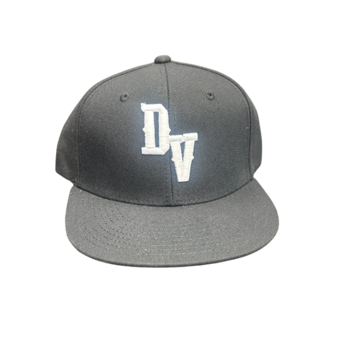 District Vault "DV" Snapback Hat Black