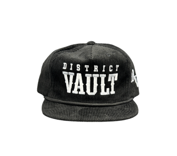 District Vault "Signature Logo" Corduroy  Hat "Black"