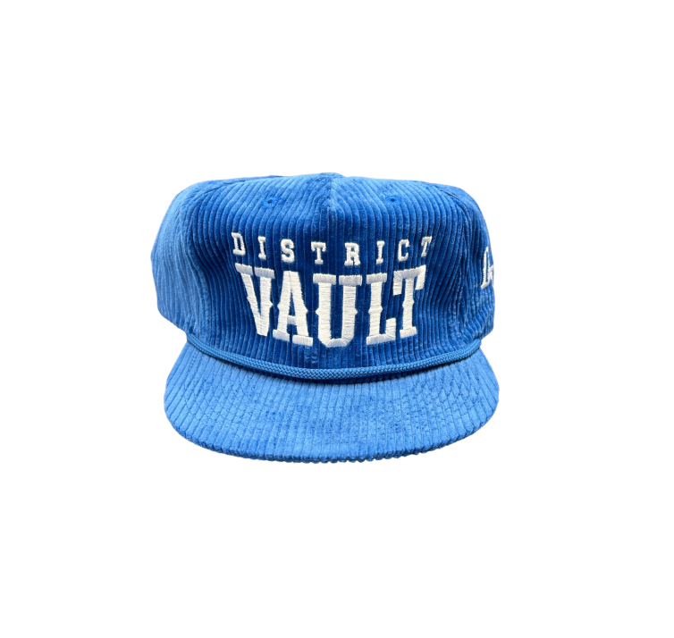 District Vault "Signature Logo" Corduroy  Hat "Royal Blue"