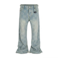 Undevoloped Jeans - AZUL CHECKERED FLARE DENIM