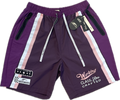 CRFTD: Wind Breaker Shorts - Purple / White