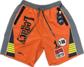 CRFTD: Wind Breaker Shorts - Orange / Grey