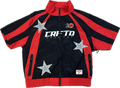 CRFTD: WIND BREAKER TOP - RED / BLACK