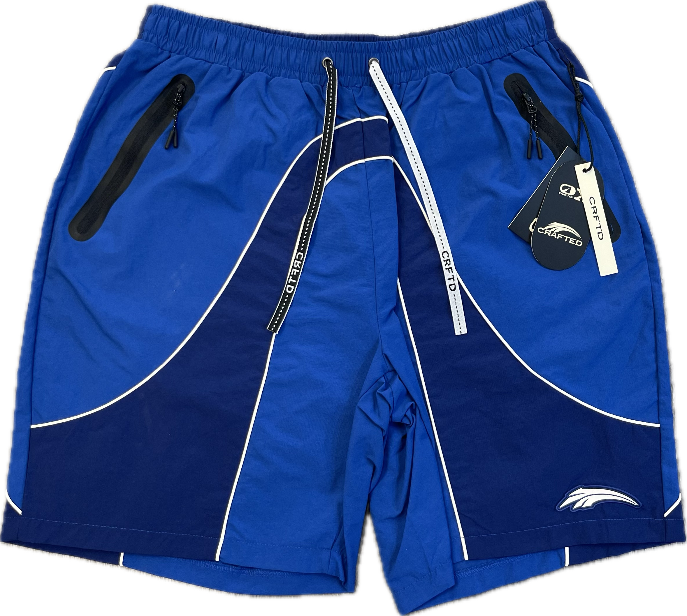 CRFTD: Wind Breaker Shorts - Blue / Blue