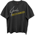 JANES ADDICTION LOGO COLLAGE FRT/BK VINTAGE BLACK ENZYME WASH T-SHIRT/GIANT VINTAGE