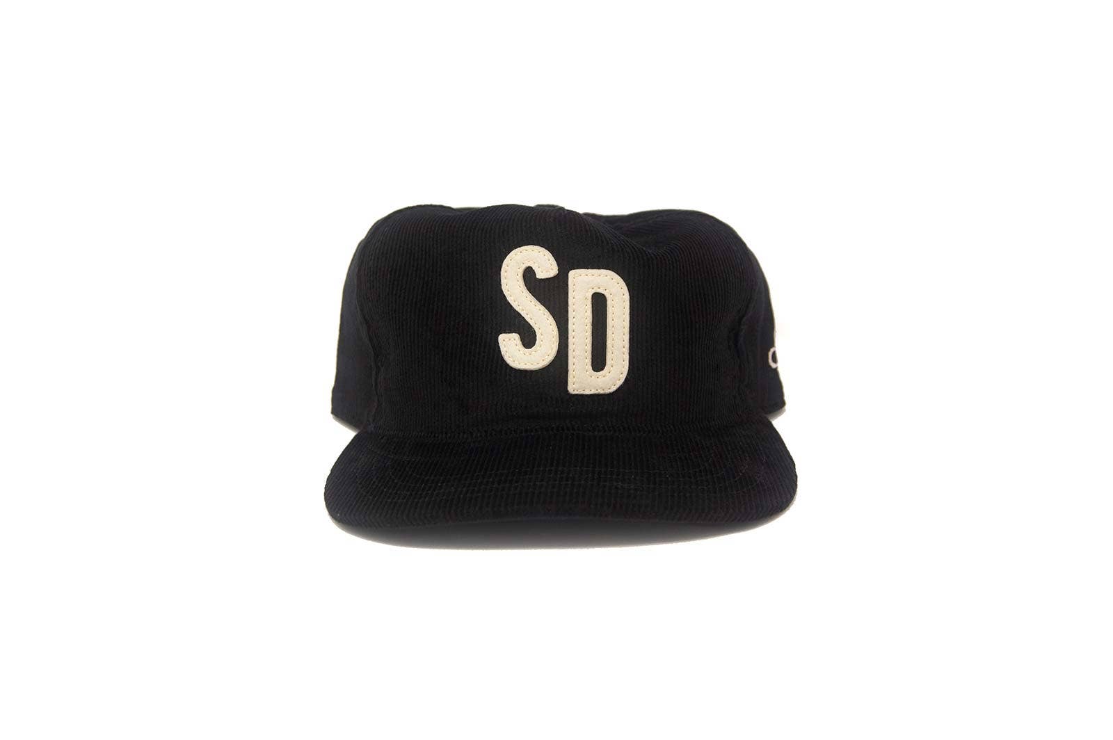 SD CITY SERIES Black Corduroy - Snapback