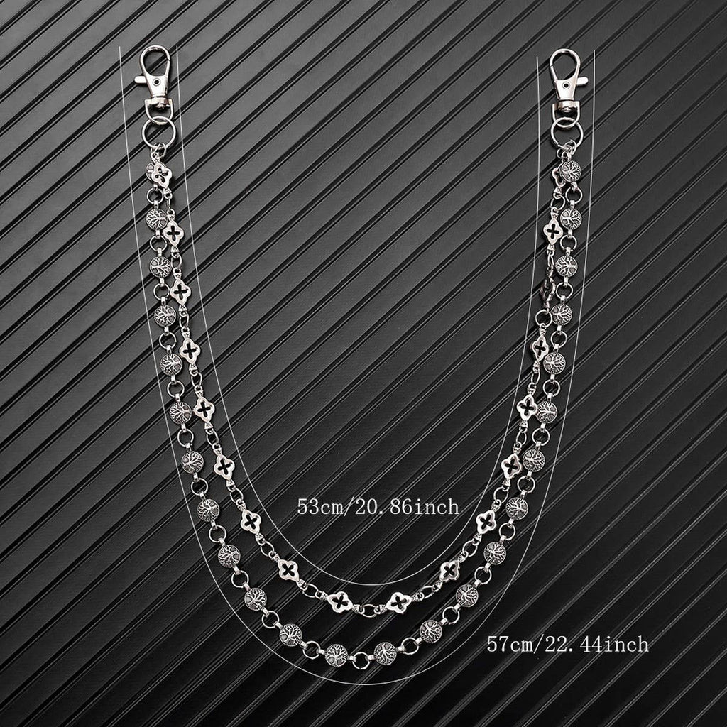 PERSONALIZED PUNK DARK DOUBLE-LAYER TROUSER CHAIN_CWMM4892