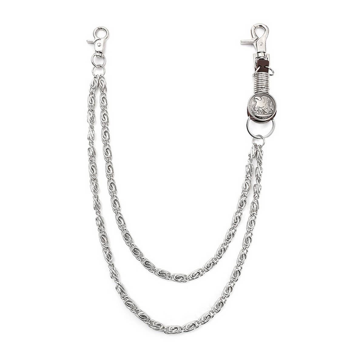 FASHIONABLE SMALL MULTI-LAYERED CHAIN JEANS CHAIN_CWMM4835