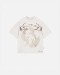Under Gold - Thunder Rider Pigeons Boxy Fit Tshirt White